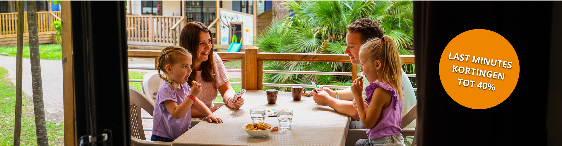 Tot 40% korting in de meivakantie.